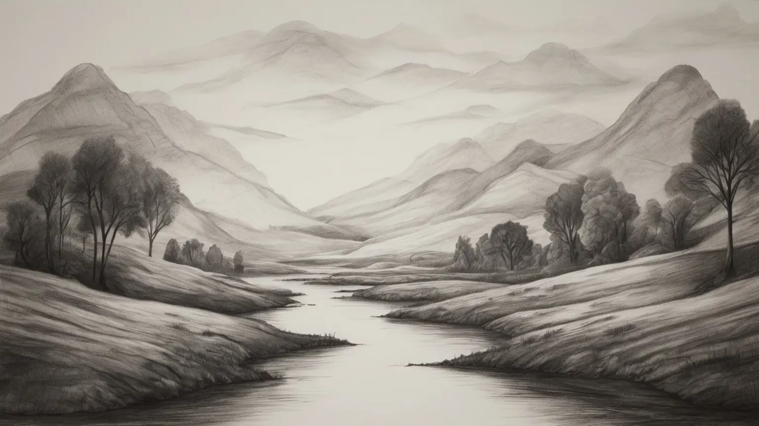 18 Easy Beginner friendly Landscape Drawing Ideas 18 Easy Beginner friendly Landscape Drawing Ideas